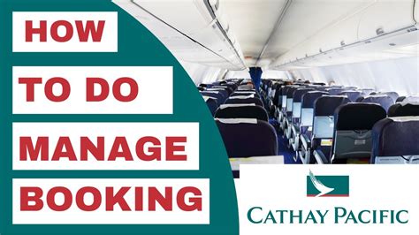 cathay pacific manage booking